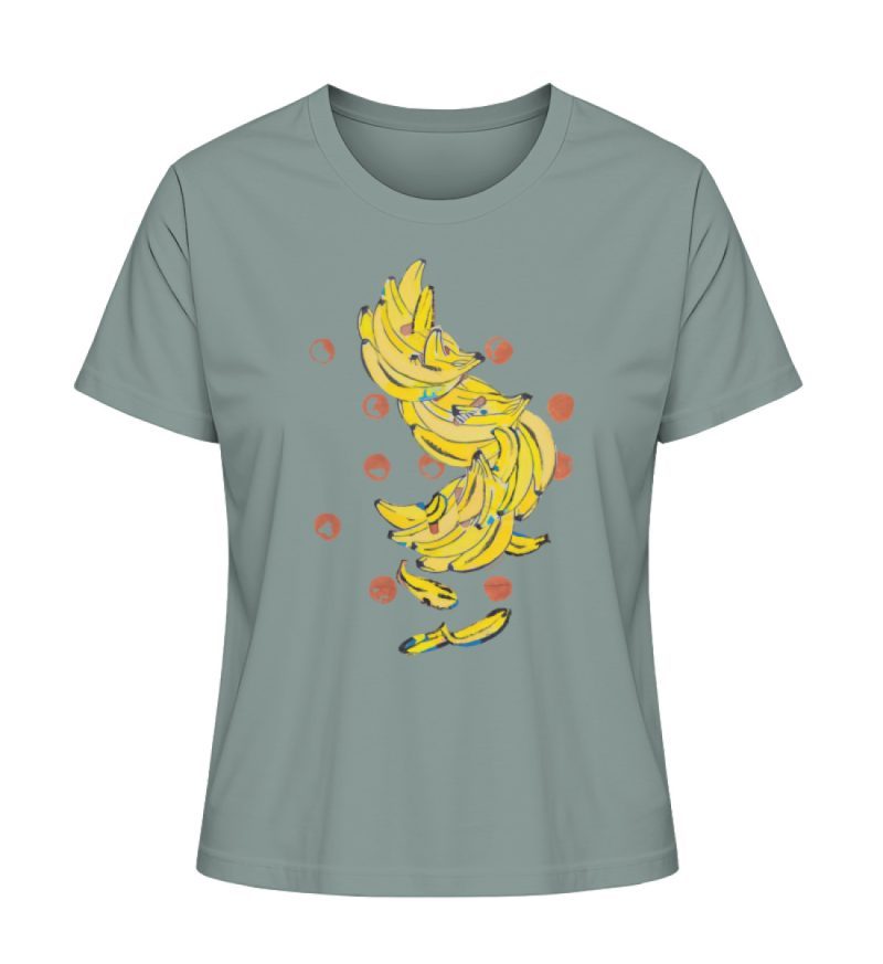 "Bananas" von Alrun Prünster Soares - Damen Premium Organic Shirt-7236