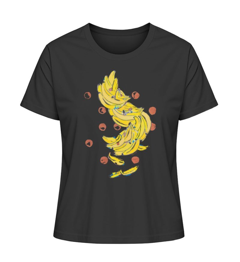 "Bananas" von Alrun Prünster Soares - Damen Premium Organic Shirt-16