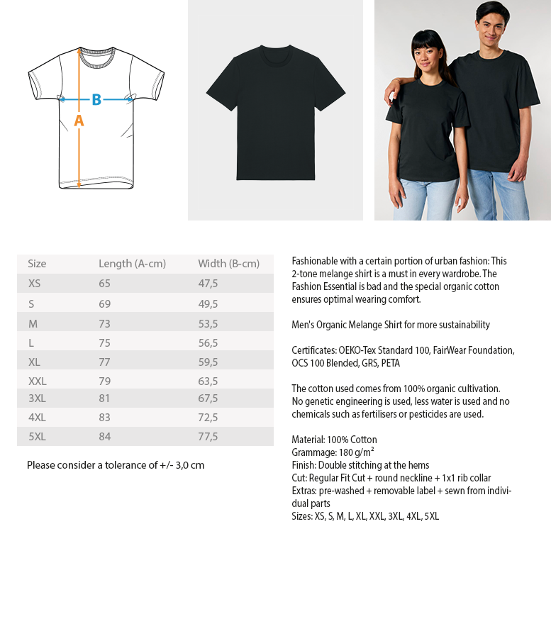 "Die Zukunft wird knapp" von Sara Rogenhofer  - Herren Premium Organic Shirt 2.0 ST/ST