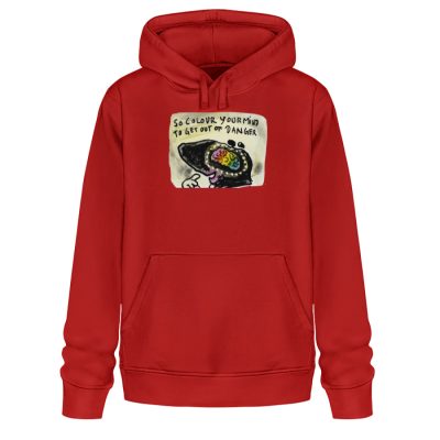 "So colour your mind!" von Steffen Haas - Unisex Organic Hoodie 2.0 ST/ST-4