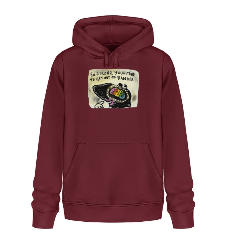 "So colour your mind!" von Steffen Haas - Unisex Organic Hoodie 2.0 ST/ST-6974