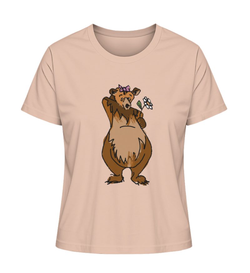 " Der Bär" von Sarah Ludes - Damen Premium Organic Shirt-7234