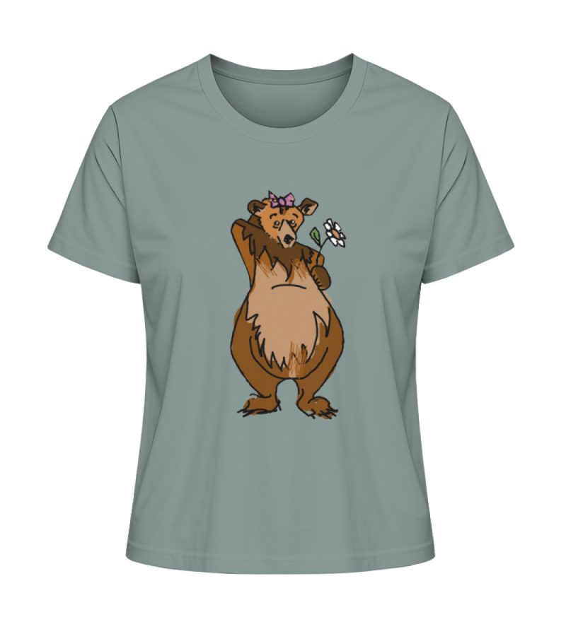 " Der Bär" von Sarah Ludes - Damen Premium Organic Shirt-7236