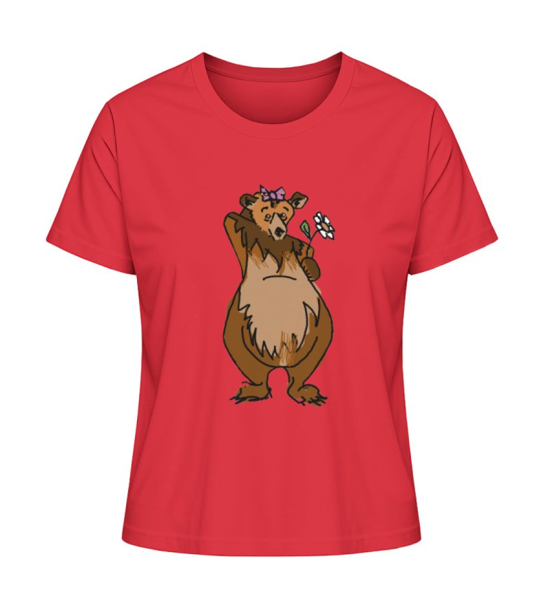 " Der Bär" von Sarah Ludes - Damen Premium Organic Shirt-6973