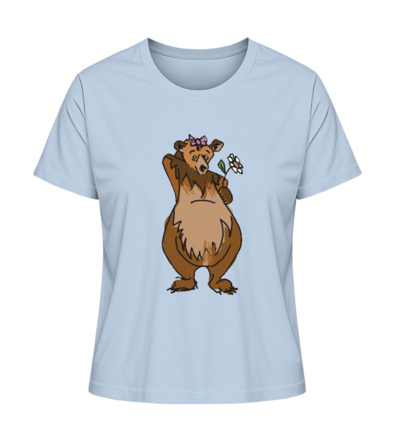 " Der Bär" von Sarah Ludes - Damen Premium Organic Shirt-7240
