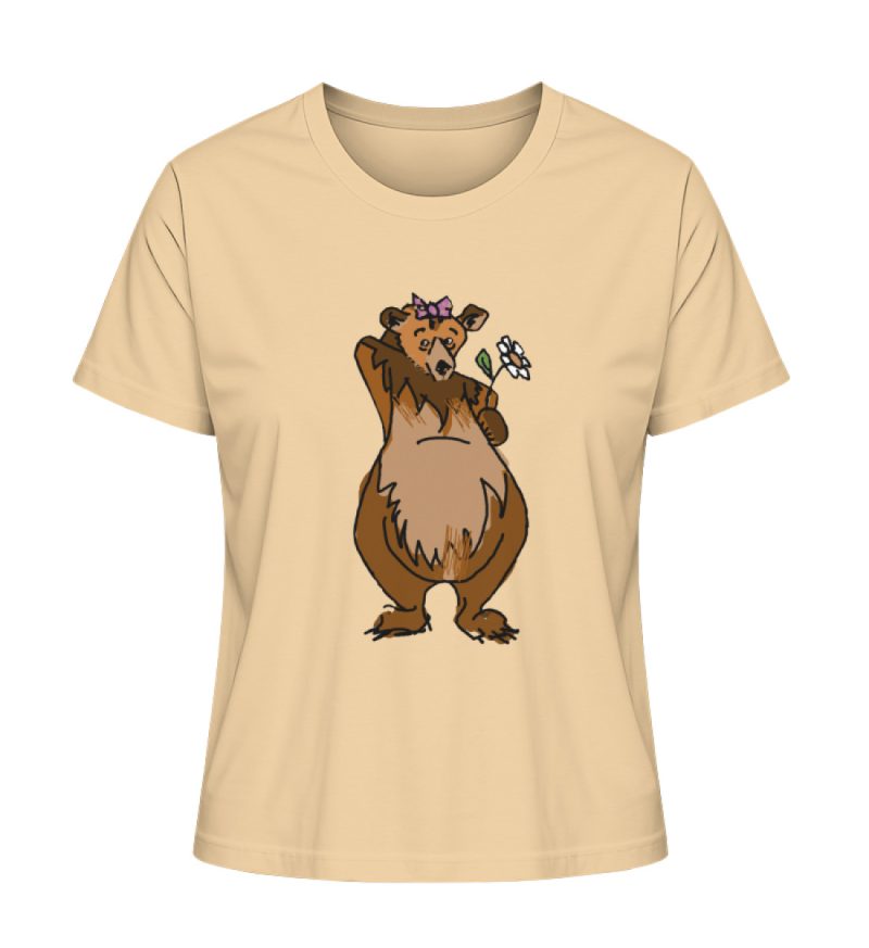 " Der Bär" von Sarah Ludes - Damen Premium Organic Shirt-7239