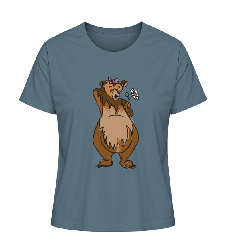 " Der Bär" von Sarah Ludes - Damen Premium Organic Shirt-6880