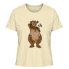" Der Bär" von Sarah Ludes - Damen Premium Organic Shirt-7052