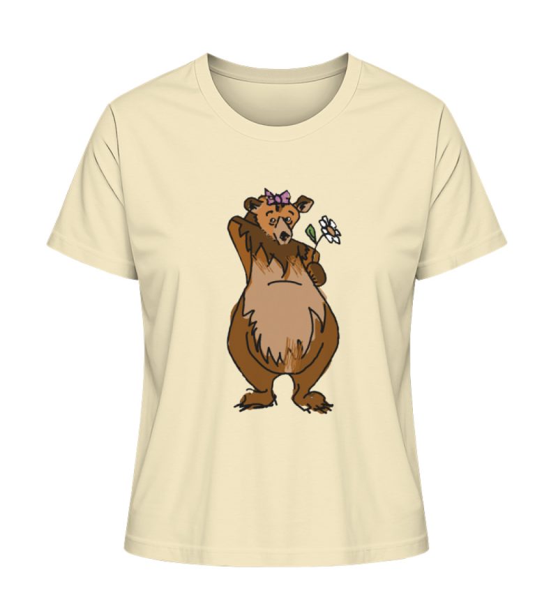 " Der Bär" von Sarah Ludes - Damen Premium Organic Shirt-7052