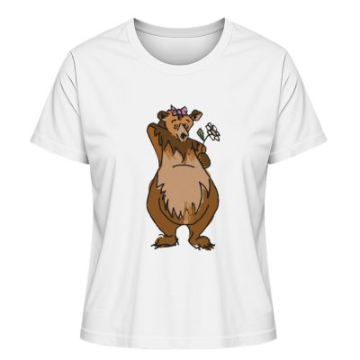 " Der Bär" von Sarah Ludes - Damen Premium Organic Shirt-3