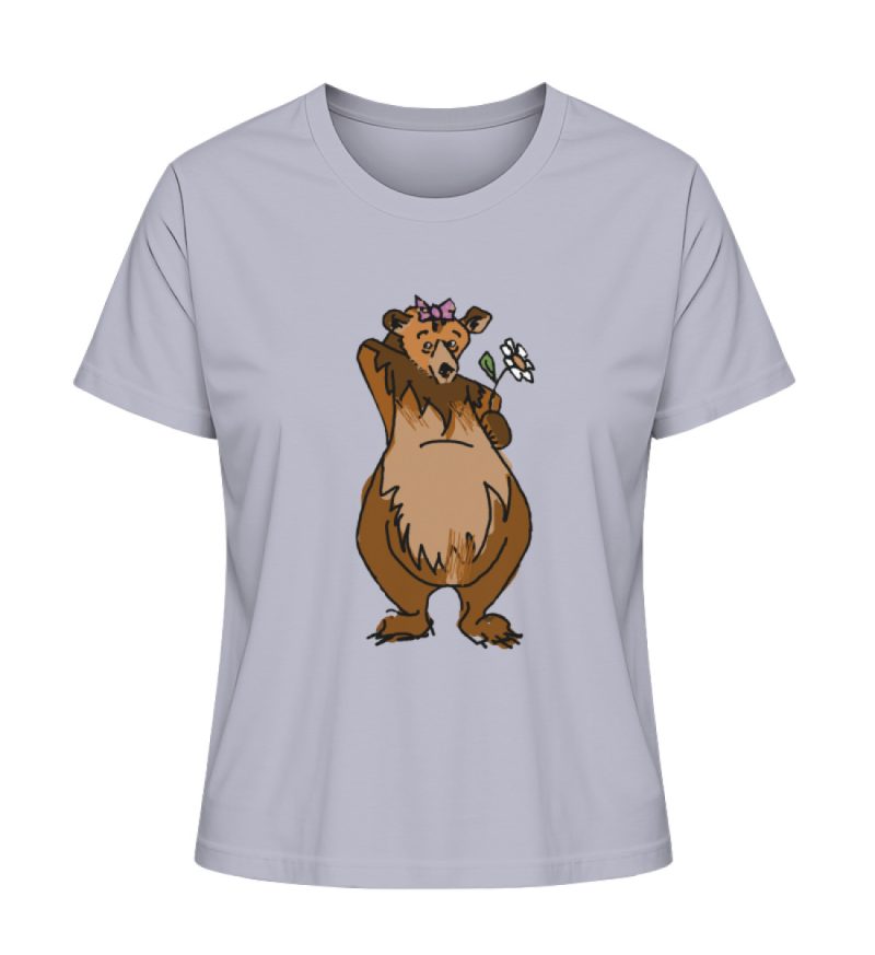 " Der Bär" von Sarah Ludes - Damen Premium Organic Shirt-7092
