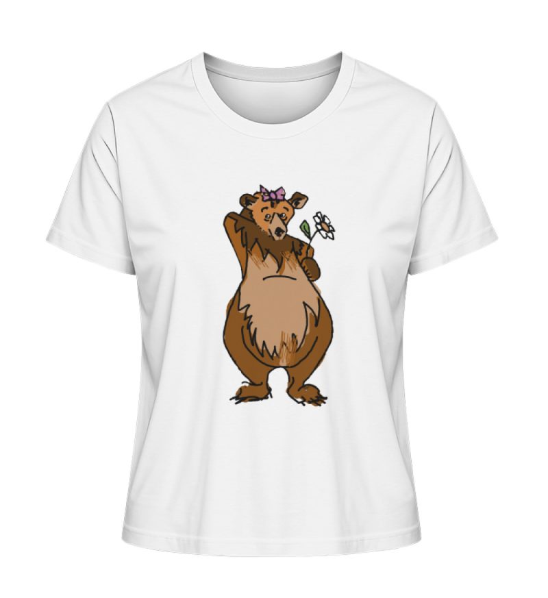 " Der Bär" von Sarah Ludes - Damen Premium Organic Shirt-3