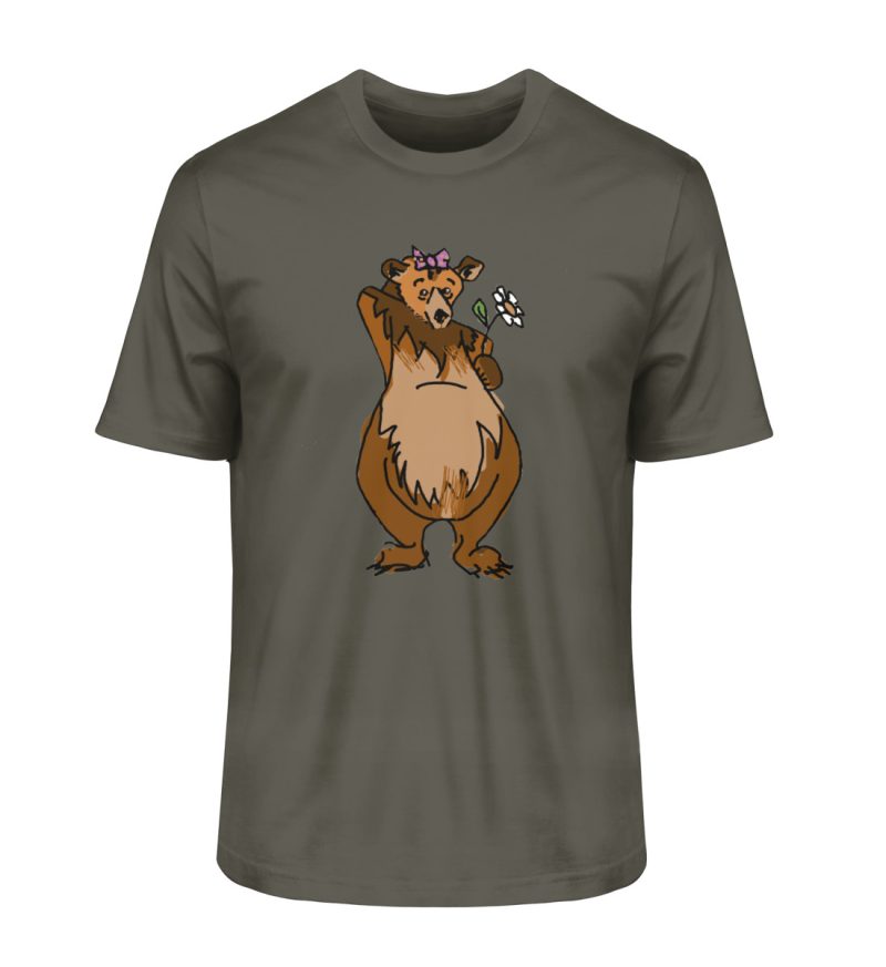 " Der Bär" von Sarah Ludes - Herren Premium Organic Shirt 2.0 ST/ST-7072