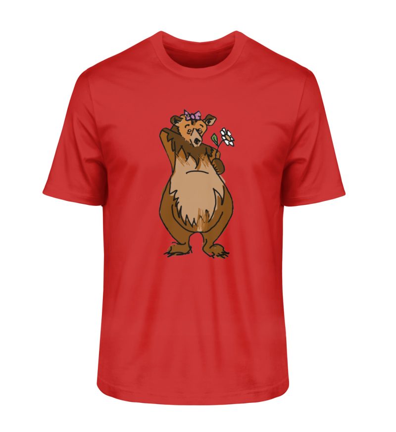 " Der Bär" von Sarah Ludes - Herren Premium Organic Shirt 2.0 ST/ST-4