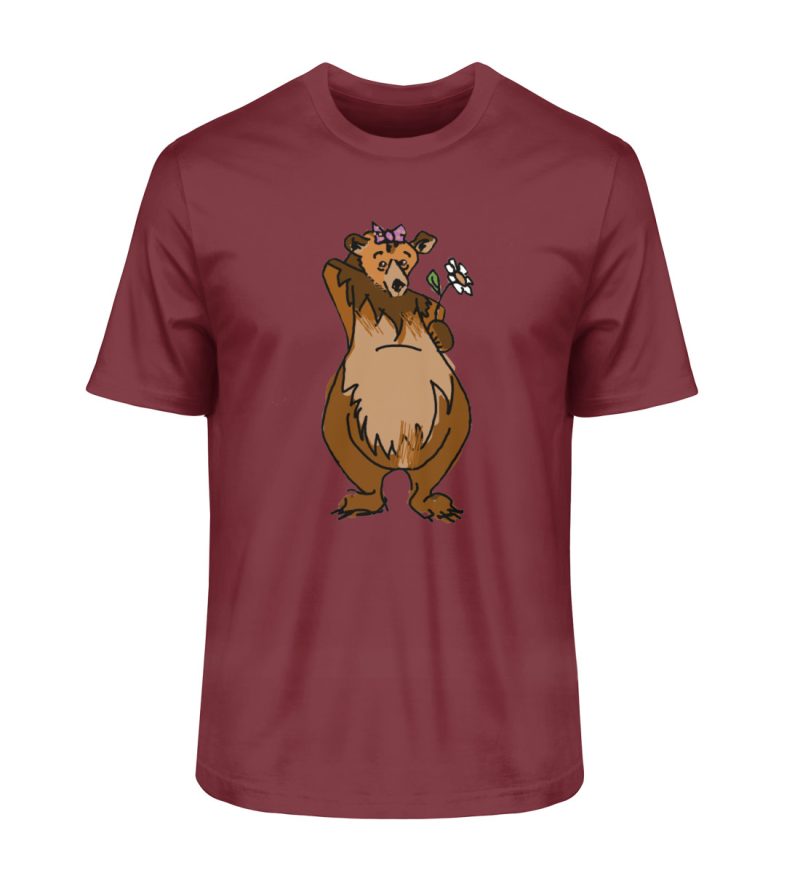 " Der Bär" von Sarah Ludes - Herren Premium Organic Shirt 2.0 ST/ST-6974