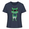 "Freche Katze" von Irene Fastner - Damen Premium Organic Shirt-6959
