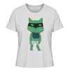 "Freche Katze" von Irene Fastner - Damen Premium Organic Shirt-6961