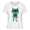 "Freche Katze" von Irene Fastner - Damen Premium Organic Shirt-3
