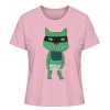 "Freche Katze" von Irene Fastner - Damen Premium Organic Shirt-6883