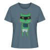 "Freche Katze" von Irene Fastner - Damen Premium Organic Shirt-6880
