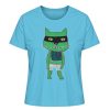 "Freche Katze" von Irene Fastner - Damen Premium Organic Shirt-7144