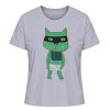 "Freche Katze" von Irene Fastner - Damen Premium Organic Shirt-7092