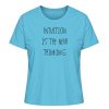"Intuition is the new thinking" - Damen Premium Organic Shirt-7144