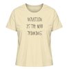 "Intuition is the new thinking" - Damen Premium Organic Shirt-7052