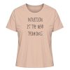 "Intuition is the new thinking" - Damen Premium Organic Shirt-7234