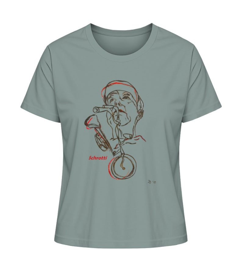 "Schrotti" von Ira Błażejewska - Damen Premium Organic Shirt-7236