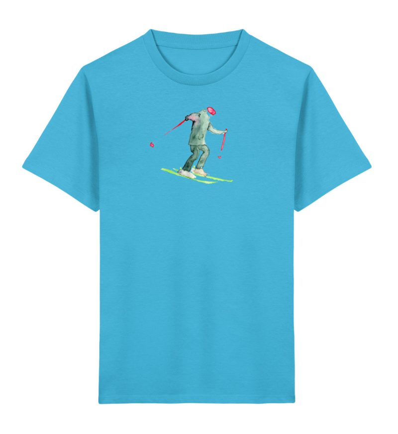 DR3MJAS1OB_STTK184-7144 "Skifahrer" von Sophia Kirst - Kinder Premium Organic T-Shirt 2.0 ST/ST-7144
