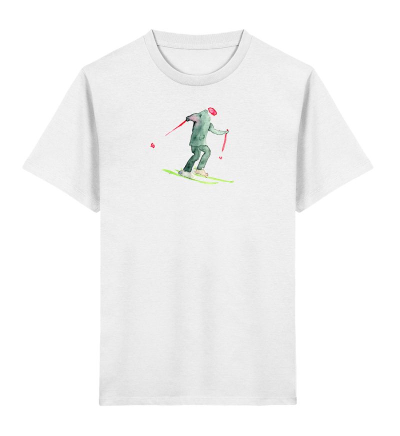 DR3MJAS1OB_STTK184-3 "Skifahrer" von Sophia Kirst - Kinder Premium Organic T-Shirt 2.0 ST/ST-3