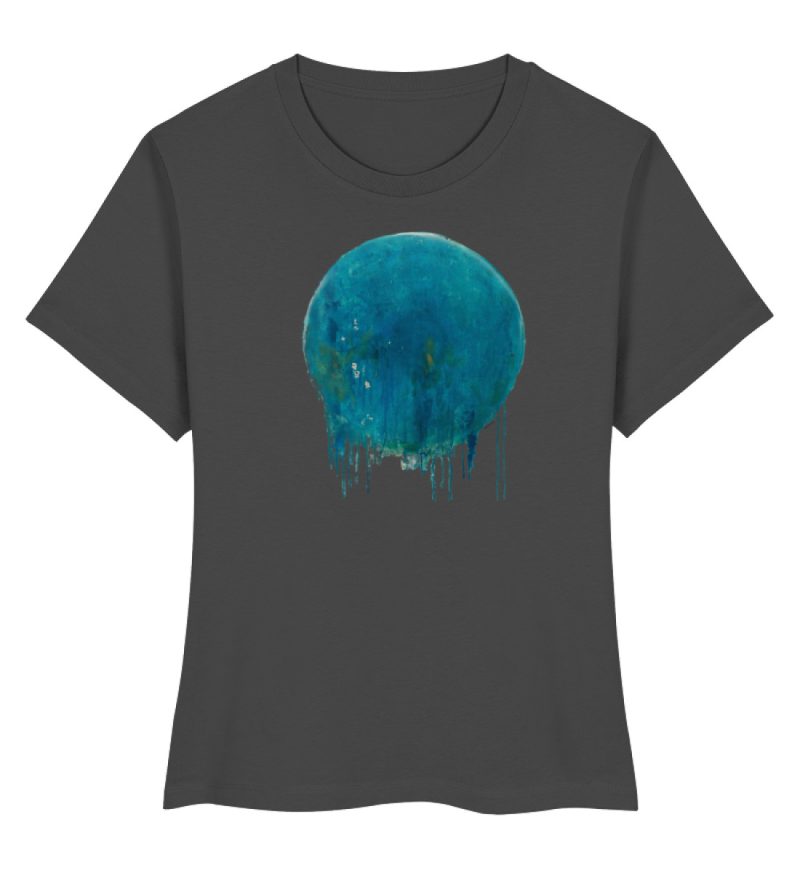 DRITKS9ZMO_STTW172-6903 "blauer Kreis" von Birgit Jung - Damen Premium Organic Shirt-6903