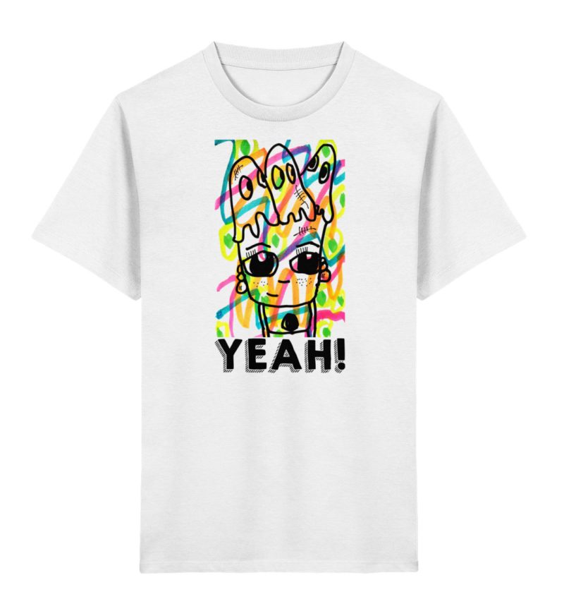 DRQRVO7GTW_STTK184-3 "Yeah" von Susanne Beucher - Kinder Premium Organic T-Shirt 2.0 ST/ST-3