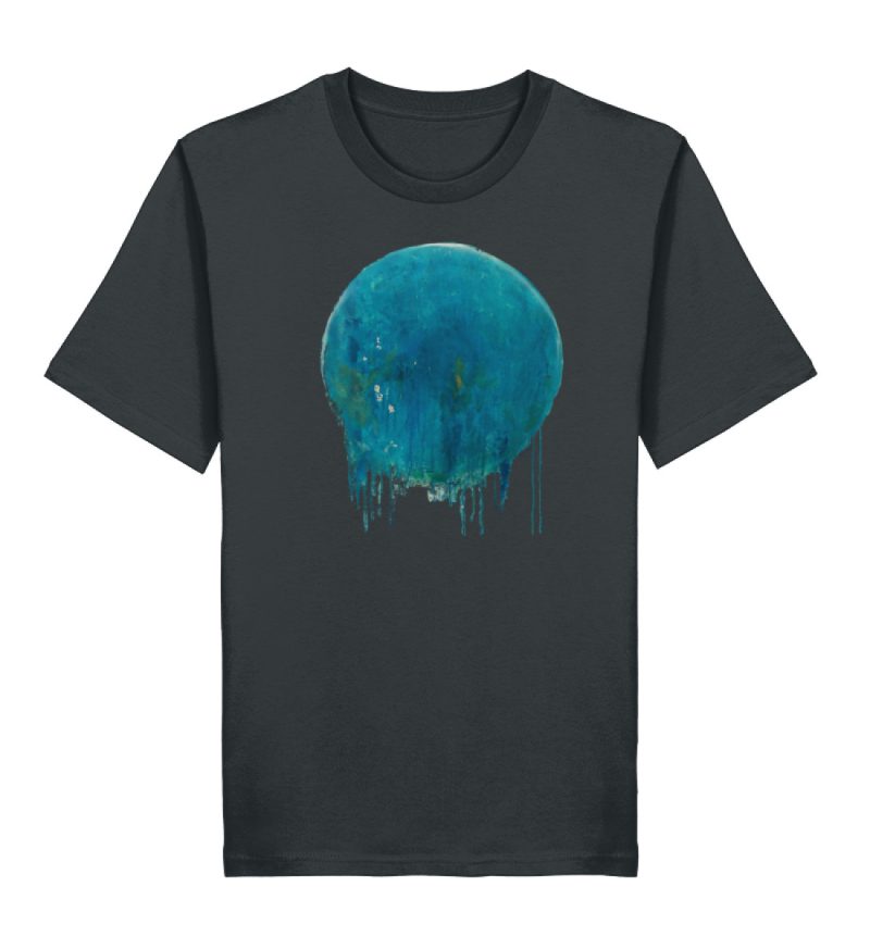 DRITKS9ZMO_STTU169-7068 "blauer Kreis" von Birgit Jung - Herren Premium Organic Shirt 2.0 ST/ST-7068