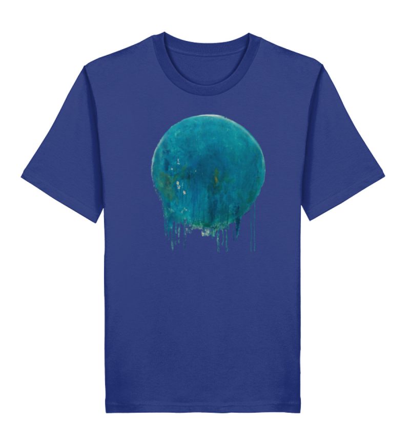 DRITKS9ZMO_STTU169-7139 "blauer Kreis" von Birgit Jung - Herren Premium Organic Shirt 2.0 ST/ST-7139