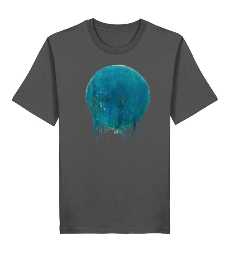 DRITKS9ZMO_STTU169-6903 "blauer Kreis" von Birgit Jung - Herren Premium Organic Shirt 2.0 ST/ST-6903