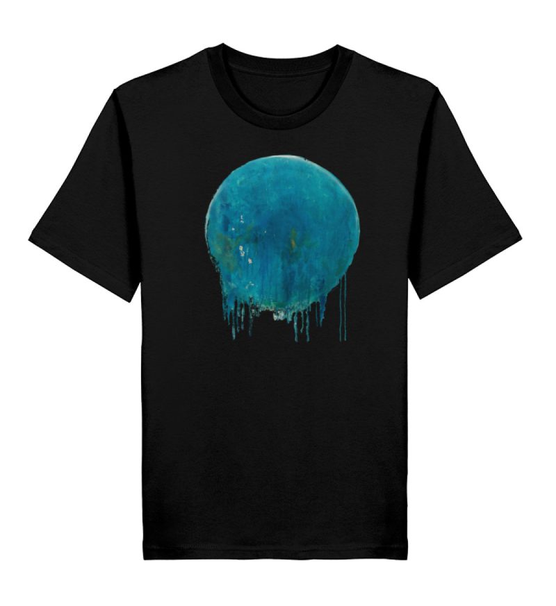 DRITKS9ZMO_STTU169-16 "blauer Kreis" von Birgit Jung - Herren Premium Organic Shirt 2.0 ST/ST-16