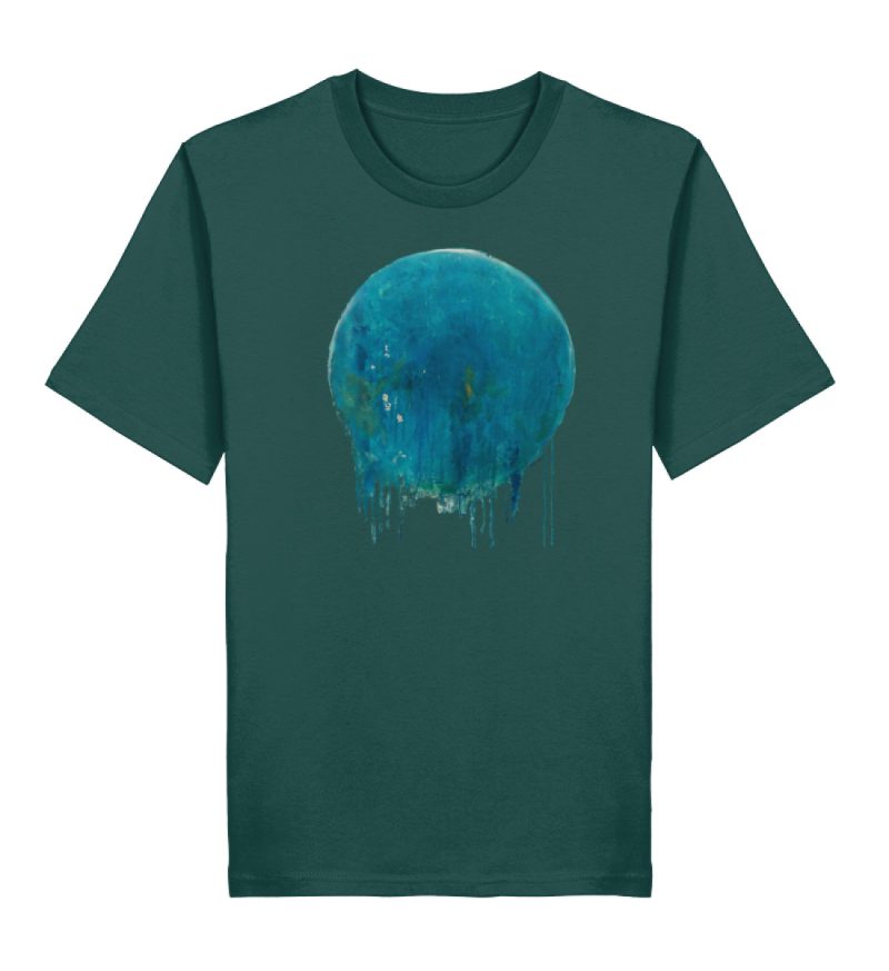 DRITKS9ZMO_STTU169-7032 "blauer Kreis" von Birgit Jung - Herren Premium Organic Shirt 2.0 ST/ST-7032