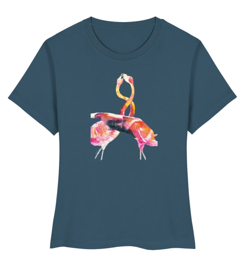 "Flamingos" von Sophia Kirst - Damen Premium Organic Shirt-6880