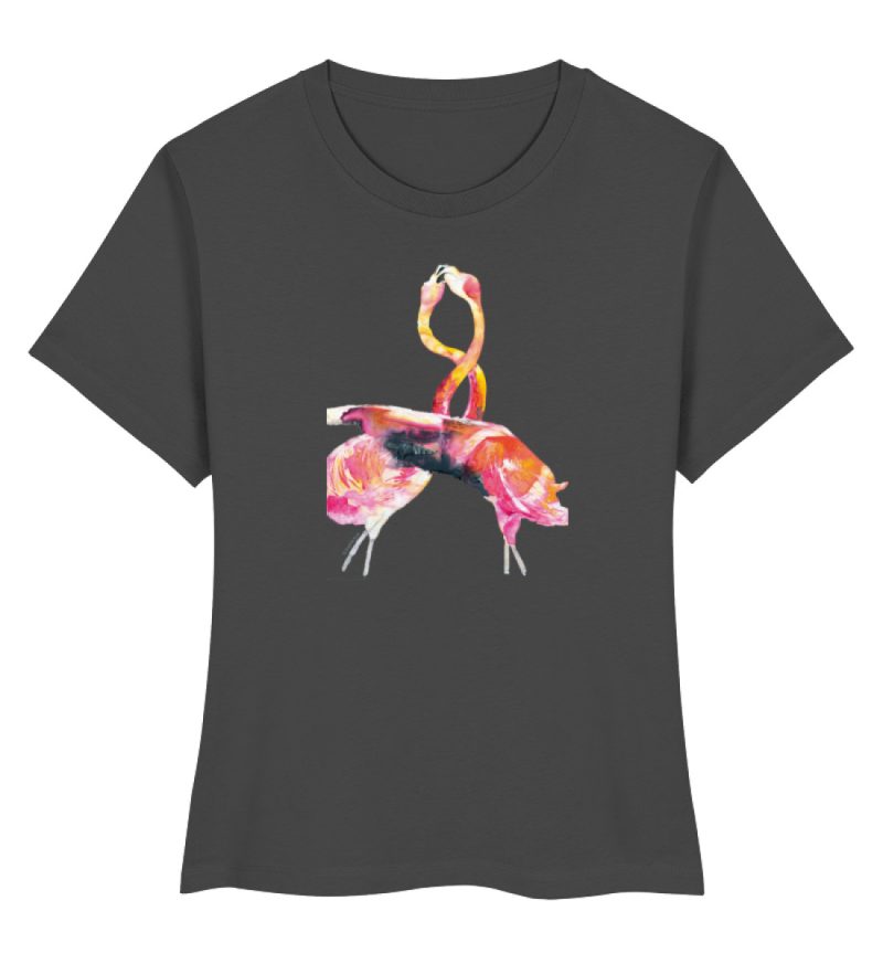 "Flamingos" von Sophia Kirst - Damen Premium Organic Shirt-6903