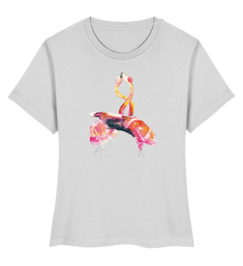 "Flamingos" von Sophia Kirst - Damen Premium Organic Shirt-6961