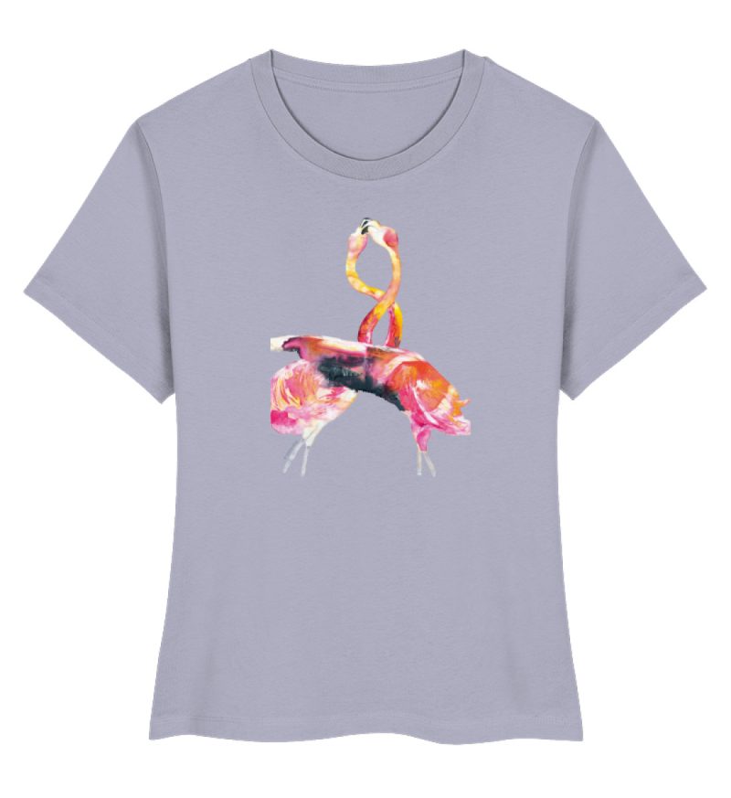 "Flamingos" von Sophia Kirst - Damen Premium Organic Shirt-7092