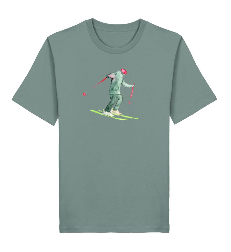 DR3MJAS1OB_STTU169-7236 "Skifahrer" von Sophia Kirst - Herren Premium Organic Shirt 2.0 ST/ST-7236