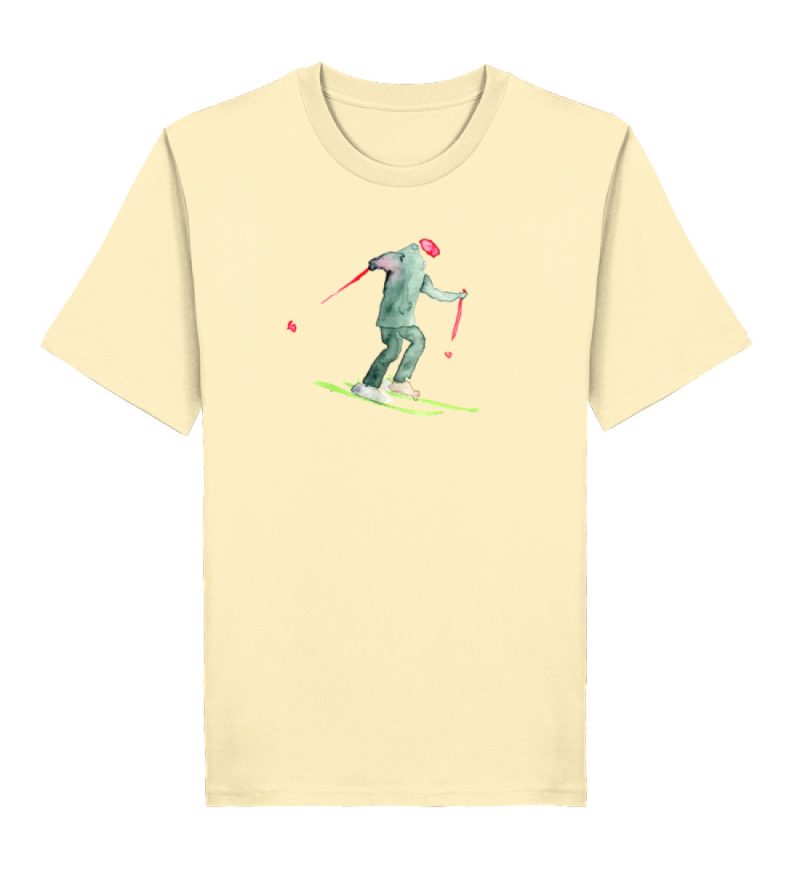 DR3MJAS1OB_STTU169-7052 "Skifahrer" von Sophia Kirst - Herren Premium Organic Shirt 2.0 ST/ST-7052