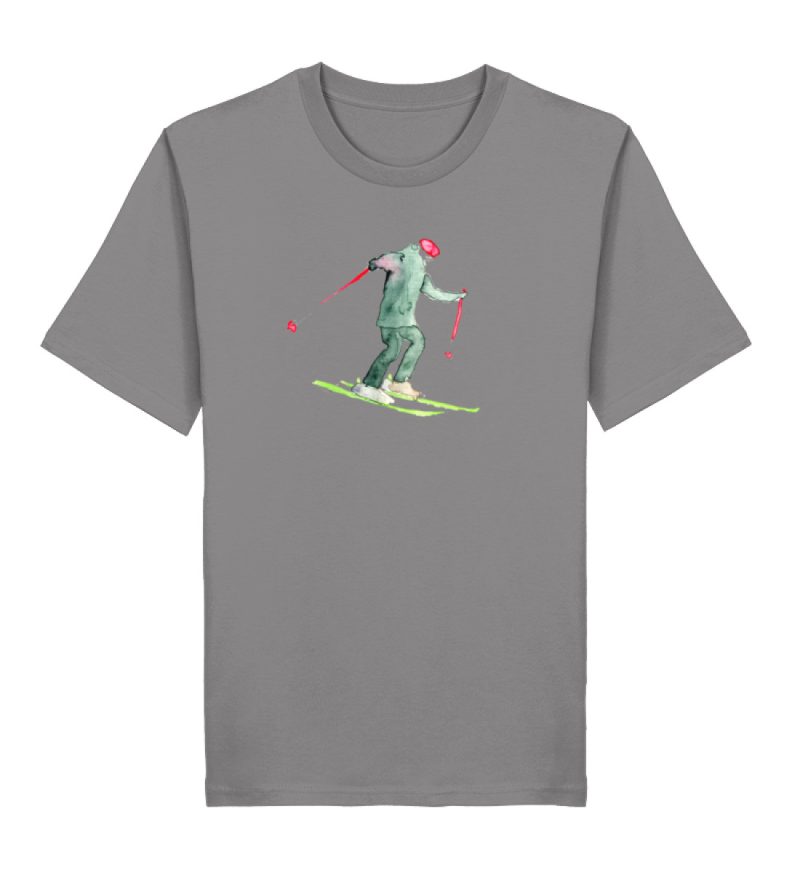 DR3MJAS1OB_STTU169-7083 "Skifahrer" von Sophia Kirst - Herren Premium Organic Shirt 2.0 ST/ST-7083