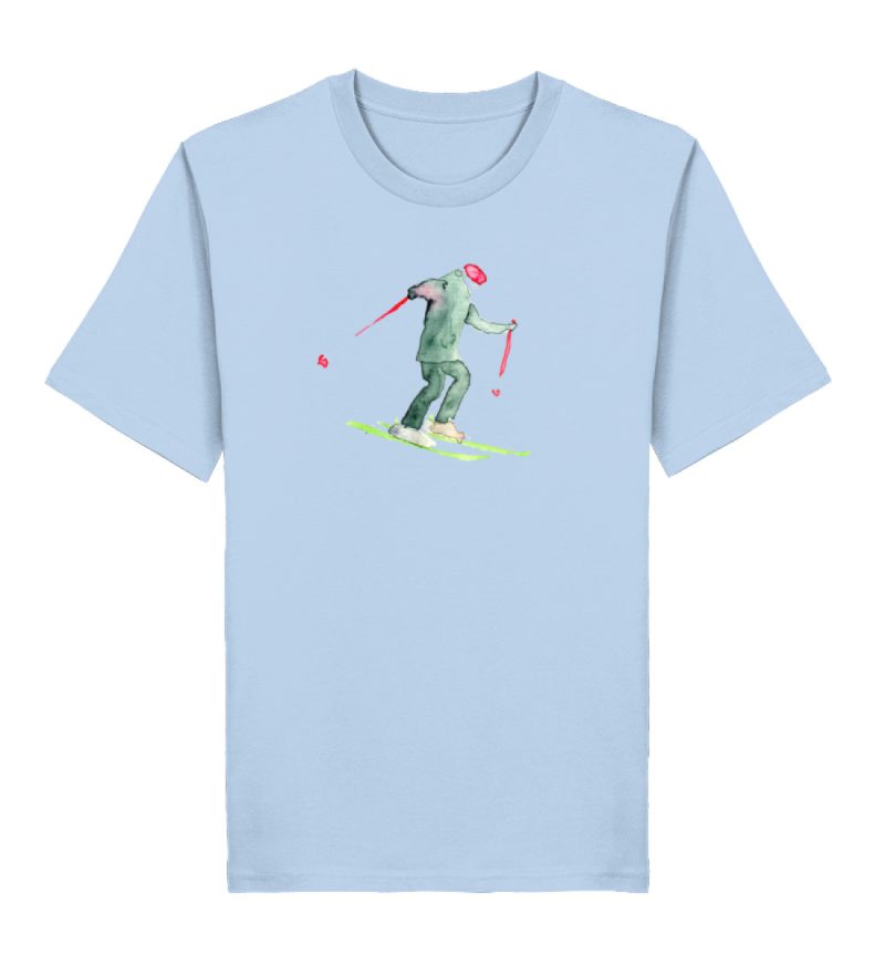 DR3MJAS1OB_STTU169-7240 "Skifahrer" von Sophia Kirst - Herren Premium Organic Shirt 2.0 ST/ST-7240