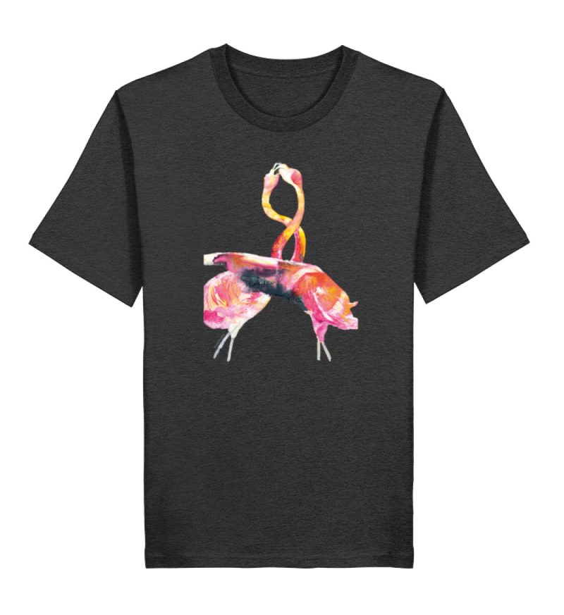 "Flamingos" von Sophia Kirst - Herren Premium Organic Shirt 2.0 ST/ST-6881