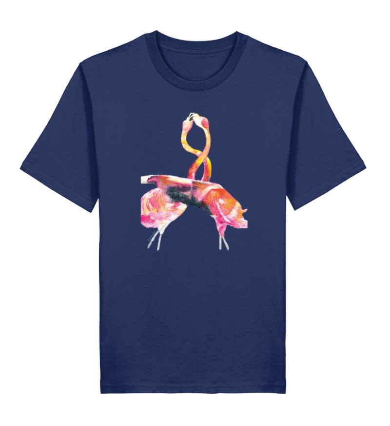 "Flamingos" von Sophia Kirst - Herren Premium Organic Shirt 2.0 ST/ST-6057