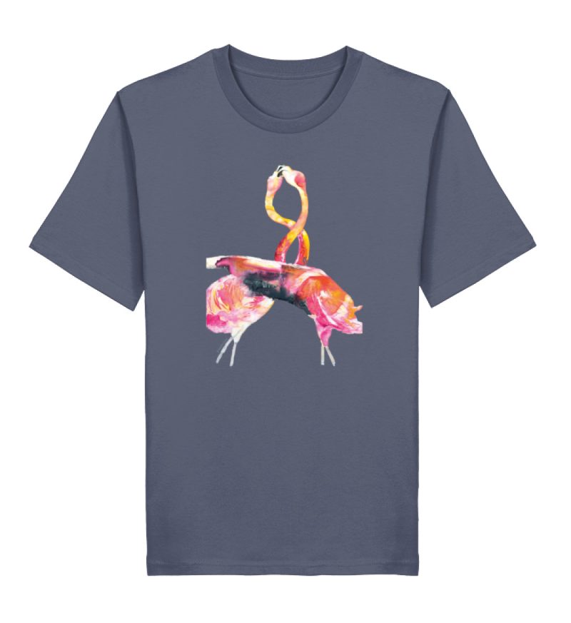 "Flamingos" von Sophia Kirst - Herren Premium Organic Shirt 2.0 ST/ST-7080